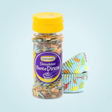 Set Günthart Dino, 55 grammi + 50 pirottini di carta per cupcake Sprinkles Naty Shop