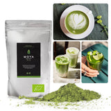 Polvere di tè verde quotidiano Moya Matcha Bio | 250 g qualità giornaliera (III) | Perfetto da consumare con latte macchiato, frullati e limonate...