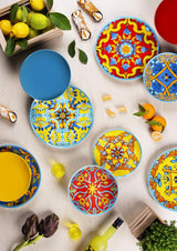 Excelsa Trinacria Teller-Set, 18 pezzi, Porzellan e Keramik
