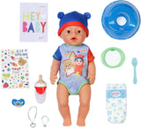 BABY Born Jonas - bambola baby 43 cm - 10 funzioni inclusi accessori e materasso - Funziona completamente senza batterie - Adatto a bambini dai 3 anni in su