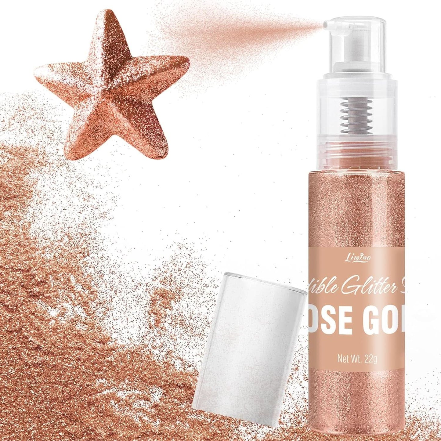Glitter commestibili, spray, vari colori, 22 grammi Naty Shop