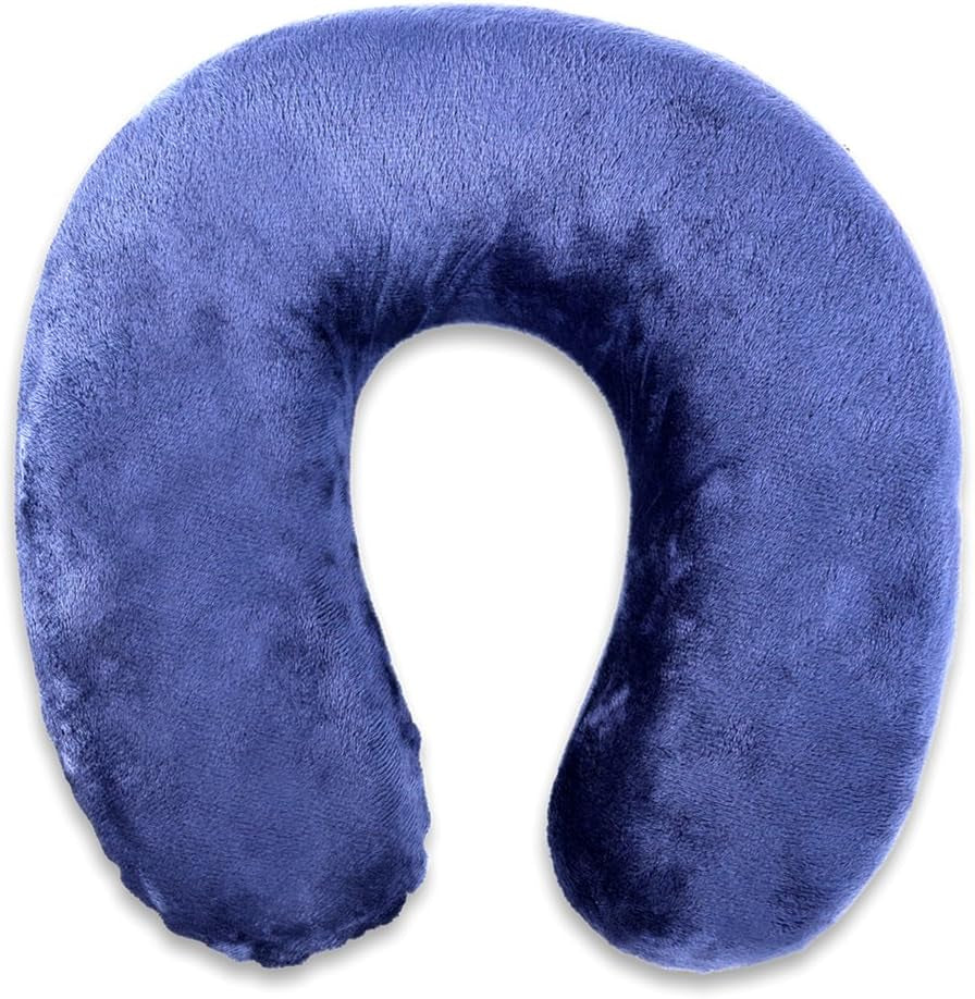 Cuscino per il collo Rocco eK, 4 colori disponibili, Cuscino da viaggio, Cuscino di supporto per il collo, Cuscino di supporto per il collo ortopedico, Memory Foam