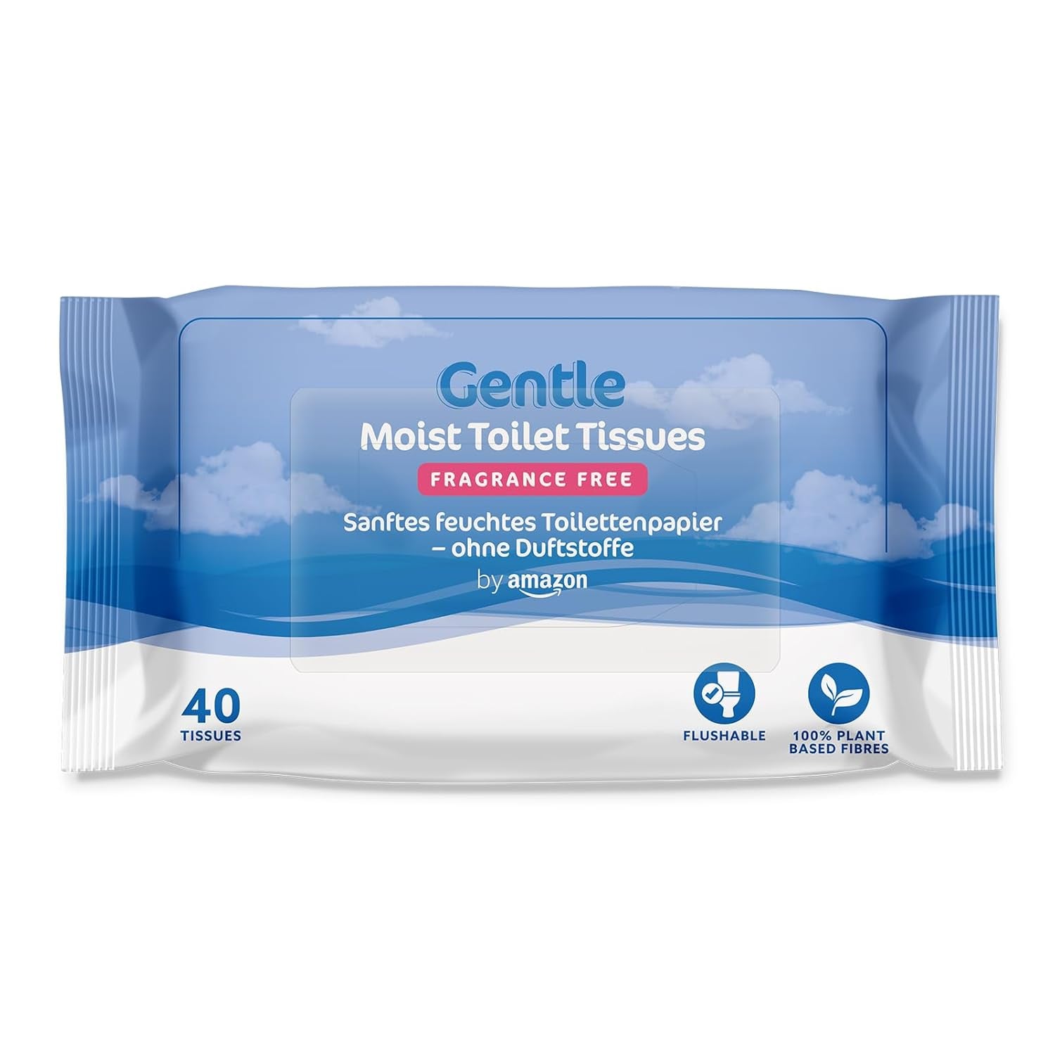 Di Amazon Carta igienica morbida, umida, inodore, assorbente e senza profumo, 240 pezzi (6 confezioni da 40 pezzi) (precedentemente marchio Presto!)