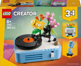 Lettore di dischi LEGO Creator 3In1 con fiori - giocattolo trasformabile in radio o microfono - giocattoli musicali per bambini - idea regalo creativa per ragazze e ragazzi a partire da 8 anni 31172 Set da costruzione Besuche den LEGO-Store