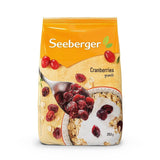 Seeberger, Mirtilli Rossi Canadesi Tagliati a Metà, Fruttati e Dolci Naty Shop Prodotti Disidratati 8 x 350 grammi