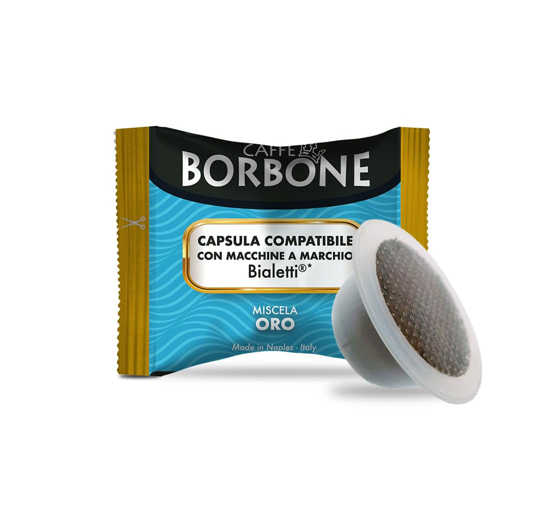 Caffè Borbone Gold-Kaffeemischung - 50 Kapseln - Compatibile con Kaffeemaschinen der Marke Bialetti®*