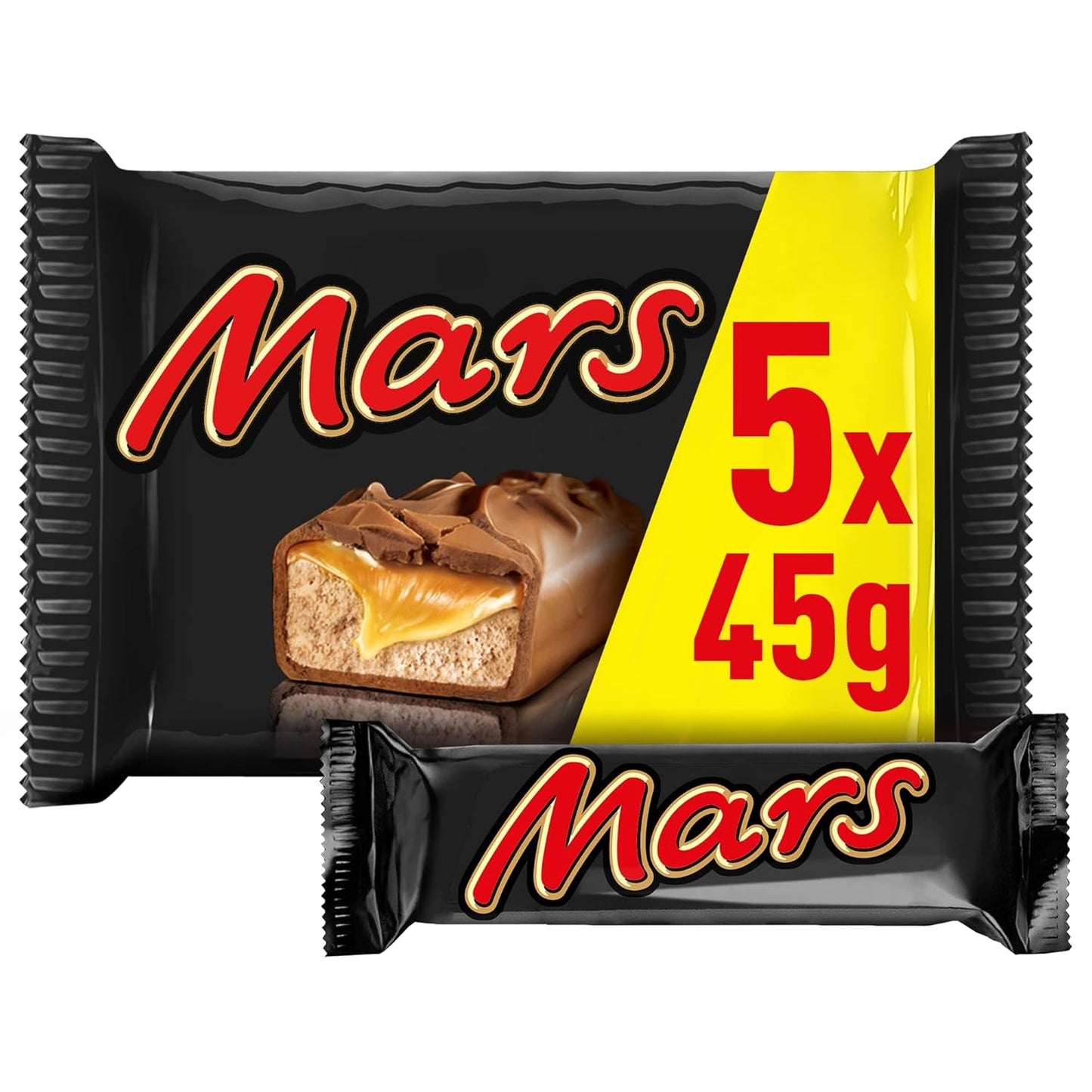 Barrette di cioccolato Mars Cioccolato al caramello 1 confezione da 5 barrette (1 x 225 g) (confezione da 2)