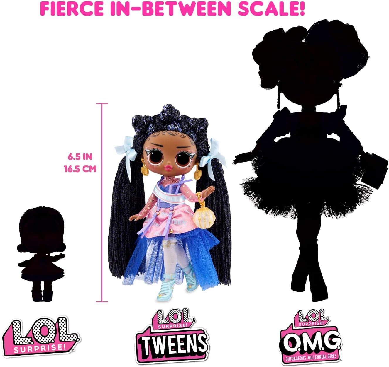 LOL Sorpresa! Tweens Fashion Doll Serie 3 - NIA Regal bambola da 15 cm con sorprese: abiti stravaganti, accessori e altro ancora. Ottimo regalo da collezione per ragazzi e ragazze 18+ 584087
