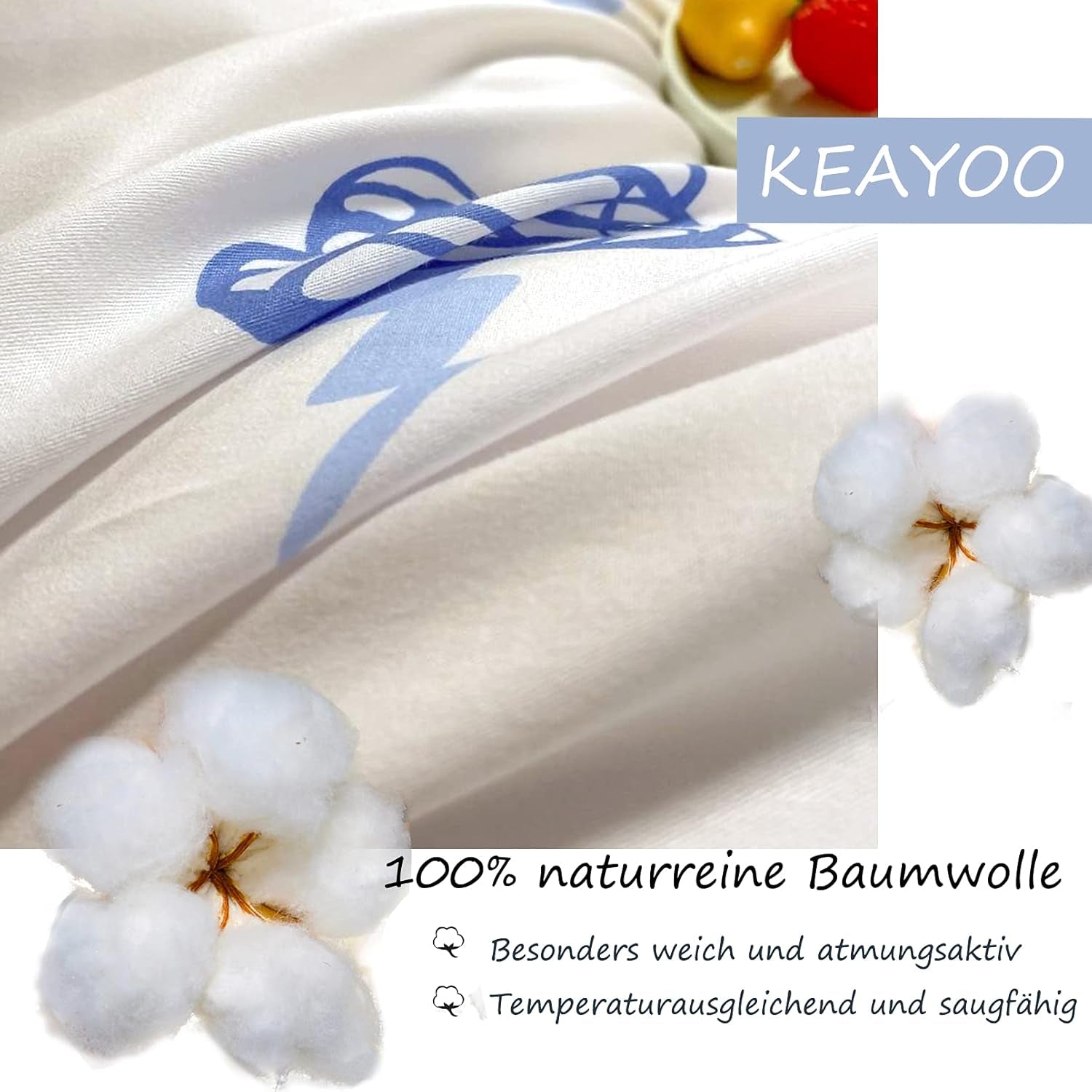 Biancheria da letto per bambini, unisex, dinosauri, cotone Biancheria da letto - bambini Naty Shop