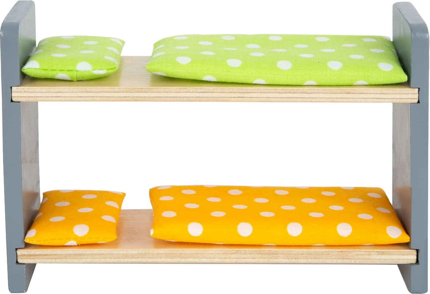 Casa delle bambole Small Foot Casa a schiera in legno a 3 piani con facciata aperta e 12 mobili per 3 anni e oltre 11802 Case delle bambole Bianco Grigio Naty Shop