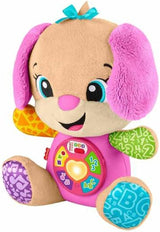 Fisher-Price Peluche Ridi & Impara JFD35 con Stages Intelligenti Giocattolo didattico musicale per bambini dai 6 mesi, Versione multilingue: italiano, spagnolo, portoghese, inglese, JFD35 Toys Bebe Naty Shop Titolo predefinito