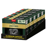 Jacobs Kaffeekapseln Espresso Ristretto, Megapack XXL, Intensität 12/12, 5 x 40 Getränke, Nespresso* compatibile Kaffee Kapseln, 200 Kapseln