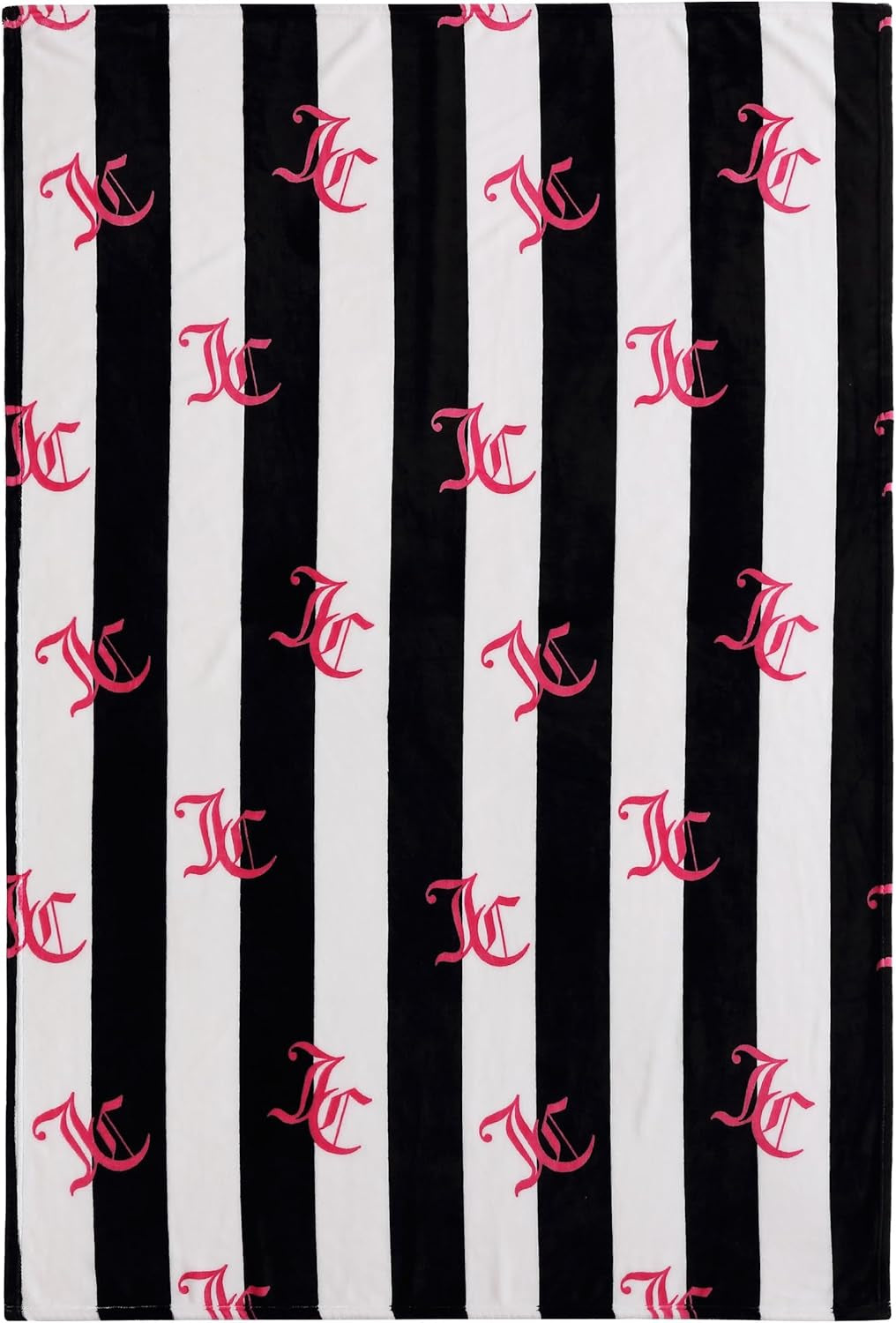 Coperta in peluche Juicy Couture Cabana, 127,7 x 178,8 cm, lussuosa coperta in peluche in microfibra per il massimo comfort e calore accogliente Letti e coperte Juicy Couture