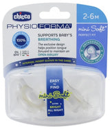PHYSIOFORMA MINI SOSPENSIONE MORBIDA PURGE, LUMINOSA, 2-6M, 100% SILICONE, 2 PEZZI