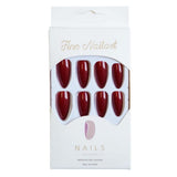 Unghie finte, Mandorla francese, Lunga, Unghie artificiali con colla, Per donna, Ragazza, Accessori o idea regalo, Per matrimonio, compleanno, Natale, San Valentino
