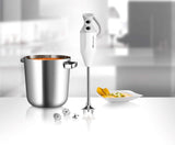 ESGE Zauberstab P 200 Profi, Stabmixer Weiß Inkl. Zubehör, Bis Zu 17.000 U/Min, 90860, Bianco/Grau Kitchen Naty Shop
