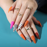 FANDAMEI Set di pennelli per nail art, 15 pezzi di pinsel per gel Nägel Nagel Pinsel, 5 pezzi di penna a pois, 10 rotoli di nastro adesivo, strasssteine ​​​​Nägel, ultra dünn Nagel Paillettes per nail art Maniküre Set