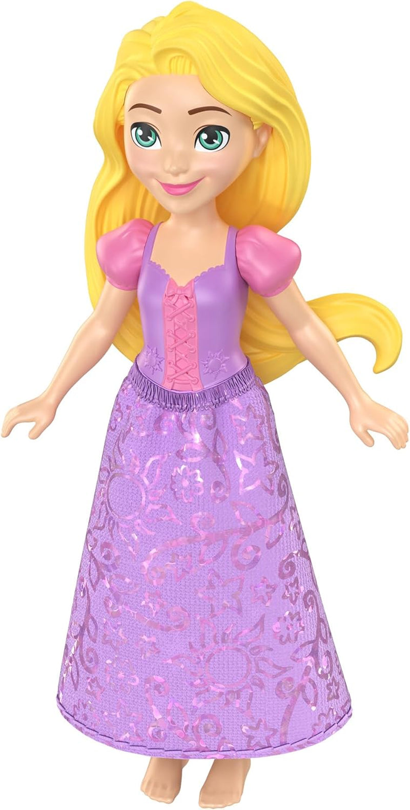Principesse Disney – HLW 70 – Bambola articolata 9 cm – Rapunzel – Personaggio