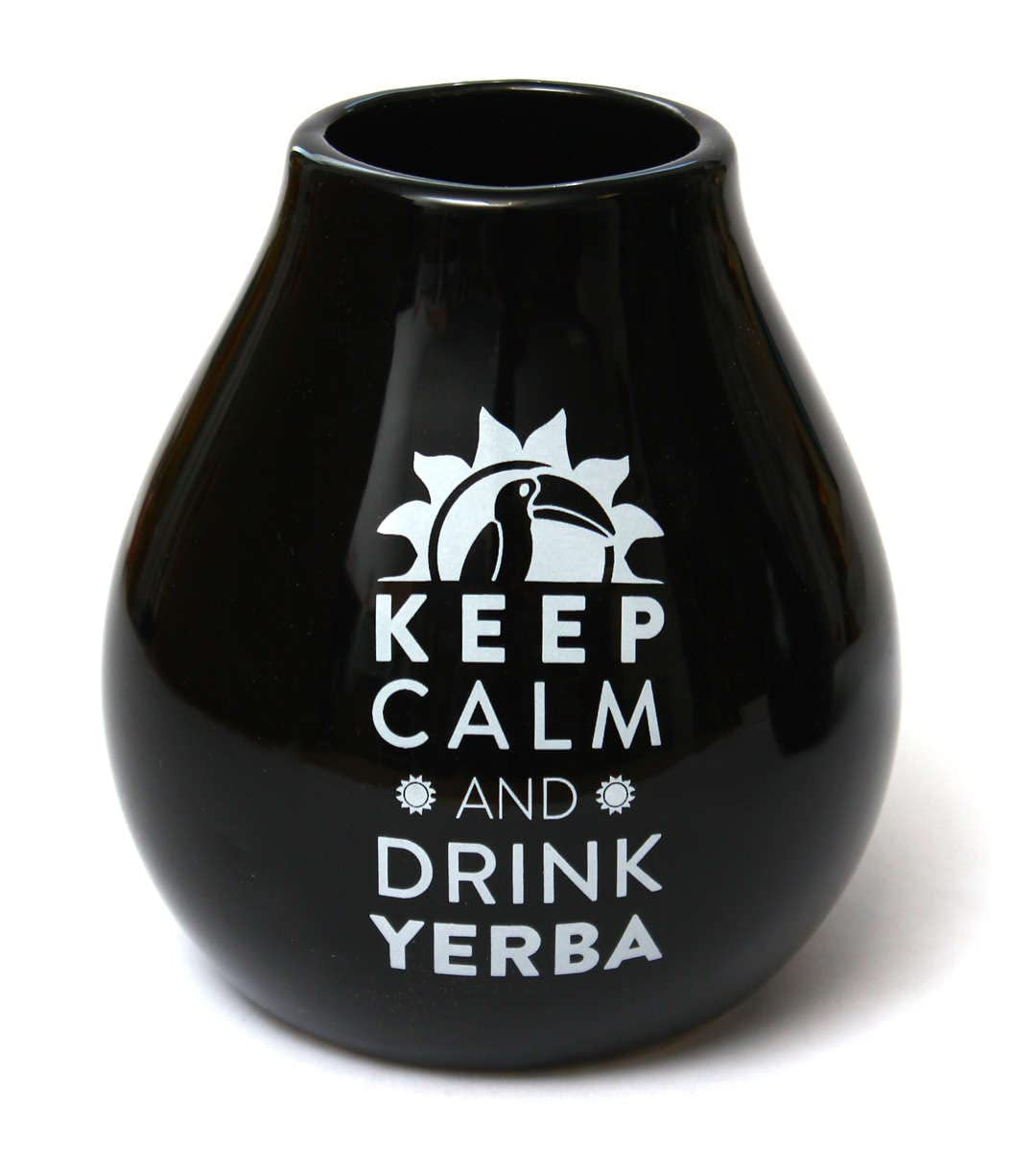 Set da tè Yerba Mate per due 150G | Tè Mate al guaranà e frutta | Tè Yerba Mate a foglie sfuse | Tazza in ceramica nera opaca da 350 ml | Paglia in acciaio Bombilla Liza 19 cm