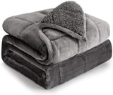 Coperta ponderata Cottonblue 6,8 kg Queen Size Flanella Shaggy Sherpa Coperta ponderata per adulti Comode coperte ponderate per piumoni pesanti lenitivi e rilassanti 152,4 X 203,2 Naty Shop Quilts & Quilts Grigio 48 X 72 15 Lb