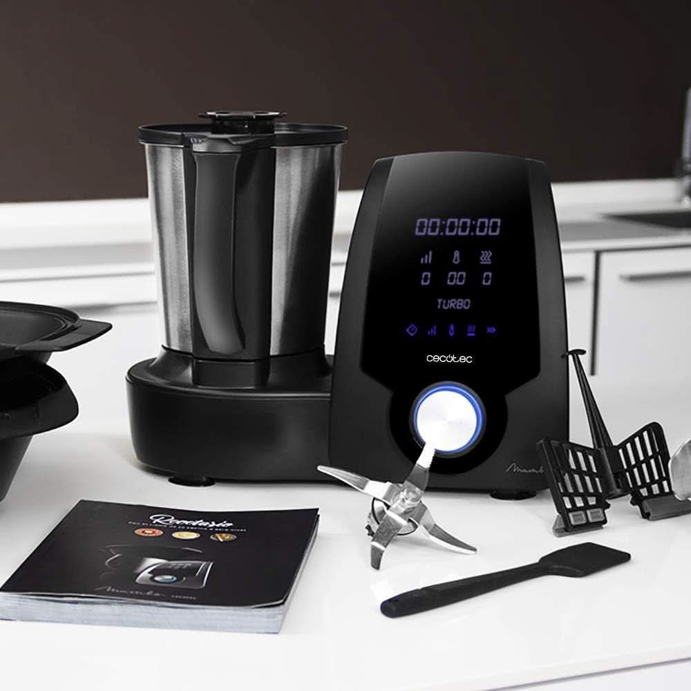 Cecotec Mambo 6090 Multifunktions-Küchenmaschine, 1700 W, 23 Funktionen, Krug Mit Fassungsvermögen 3.3 L, 3 Teller Gleichzeit, 10 Geschwindigkeitsstufen, Timer Robot da cucina e mixer Naty Shop
