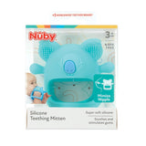 Nuby - Guanto dentale in silicone, senza BPA, Blue Koala, da 3 mesi in su