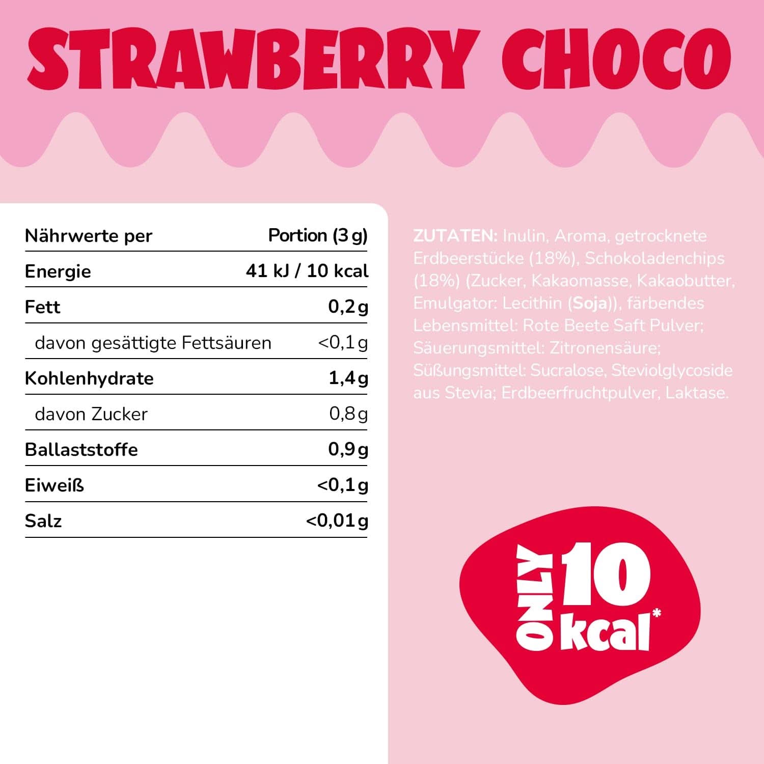 Ahead Flavor Powder, Cioccolato alla Fragola 250 grammi, 83 porzioni Flavours Naty Shop