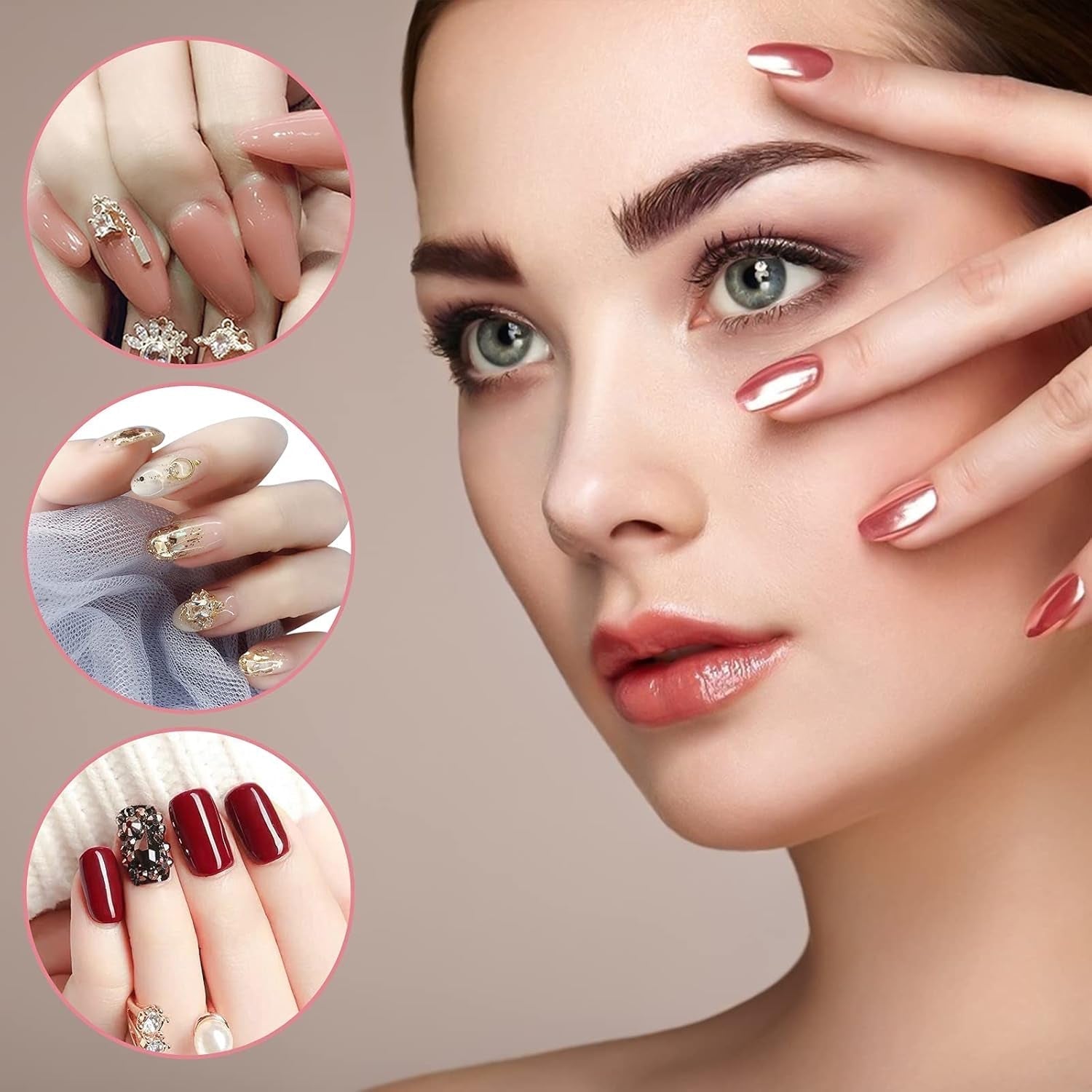 Clip per unghie, clip per manicure, clip per unghie trasparenti, clip in polygel trasparente, estensioni per unghie a costruzione rapida, assistente gel, 10 pezzi