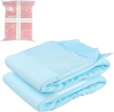 CutiePlusU Pannolini per adulti, Superficie asciutta, Massima assorbenza durante la notte, Pannolini usa e getta per incontinenza - Blu, Confezione da 2 (Medio 71-96 cm)