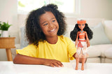 Mattel DISNEY Vaiana - Bambola alla moda articolata con vestito glitterato, fascia per capelli e collana staccabili, per bambini dai 3 anni in su, HPG68