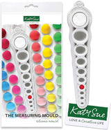 Katy Sue, Stampaggio di emisferi di silicio Diff. Dimensioni, Dosaggio Pasta di zucchero, 10 cavità Kitchen Naty Shop