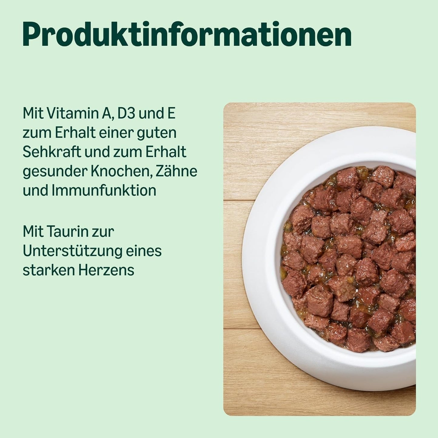 Amazon, cibo umido per gatti in scatola, pezzi di pollo in gelatina, senza cereali, 12 x 405 g