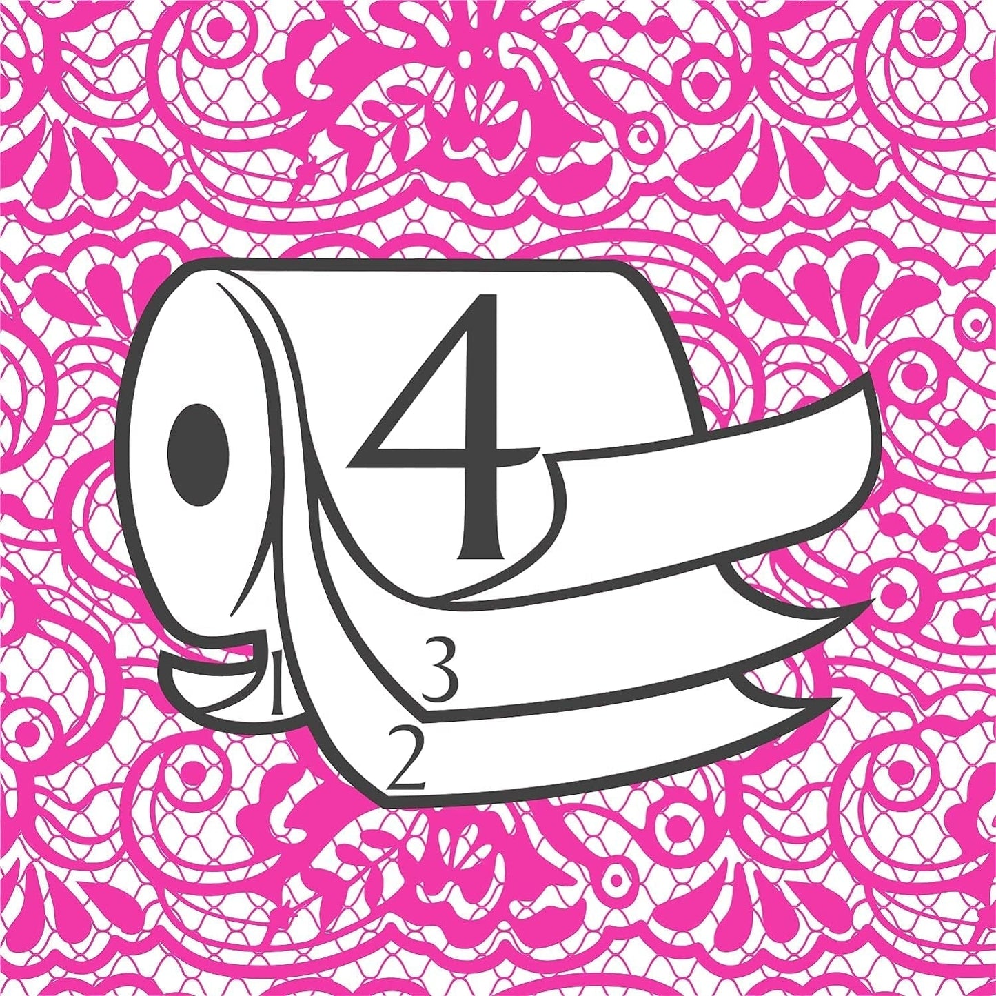 Carta igienica Renova 4 strati bianca decorata profumata - 12 rotoli roll Blanco Decorado Perfumado