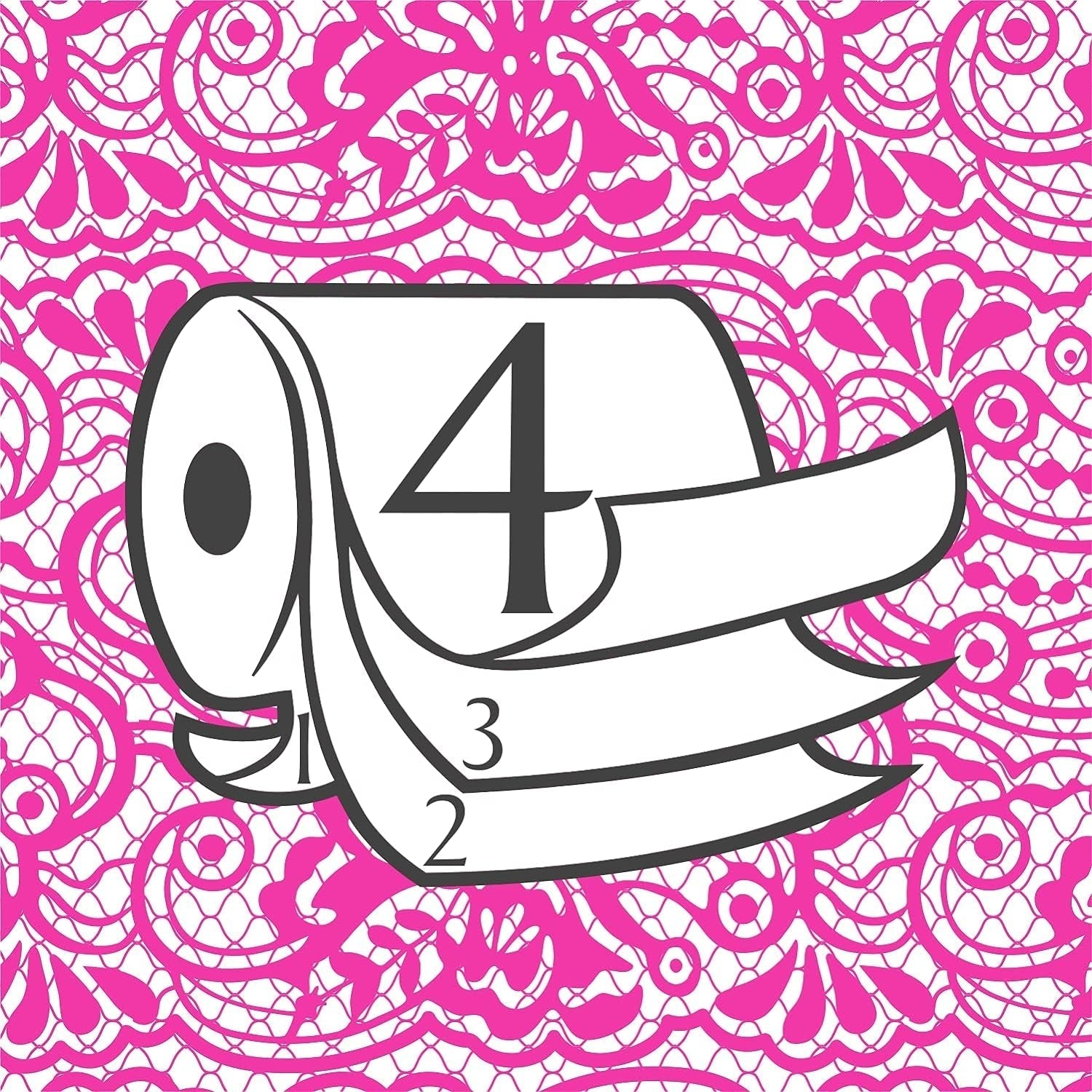 Carta igienica Renova 4 strati bianca decorata profumata - 12 rotoli roll Blanco Decorado Perfumado