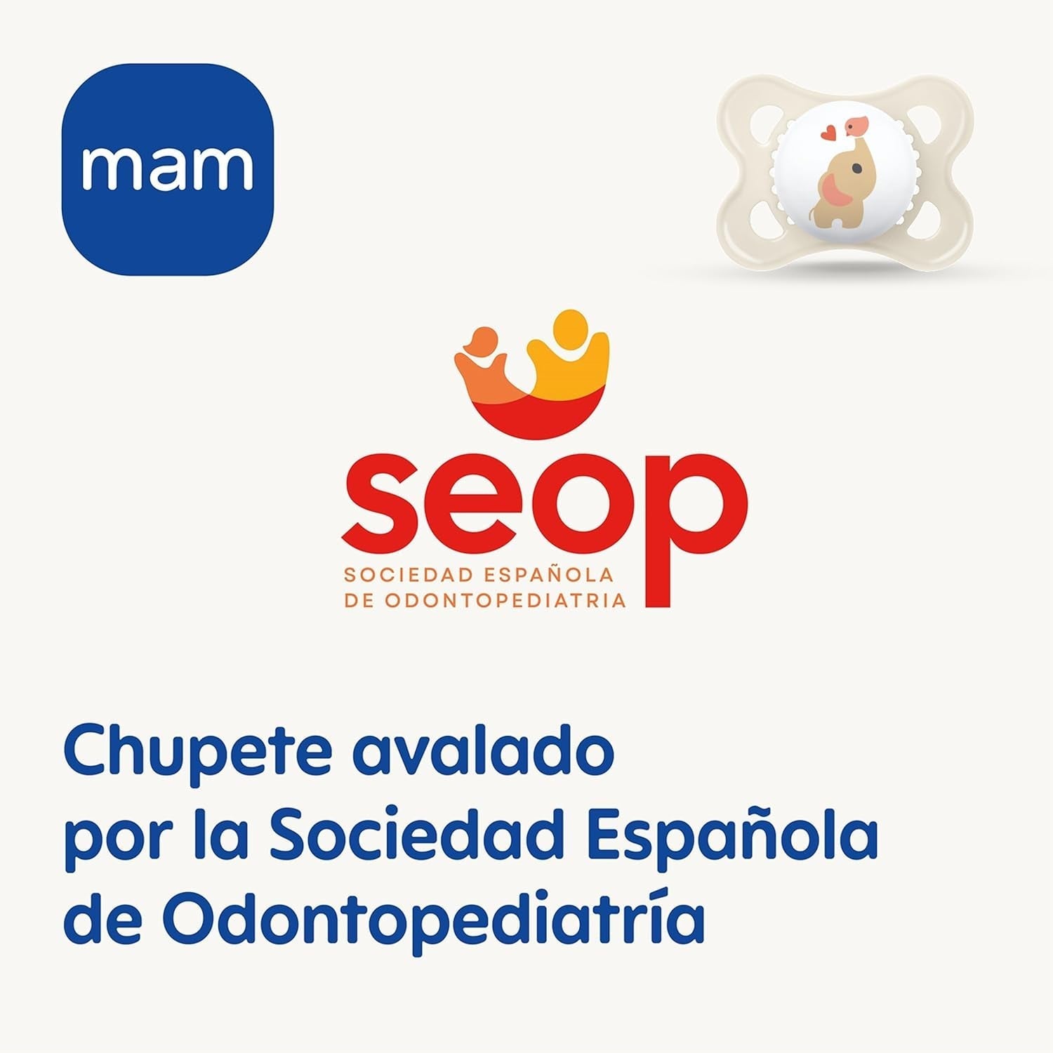Ciuccio MAM Clip It! Spilla & Original S226 Skinsoft™ in silicone, ultra morbido, per bambini da 0+ mesi