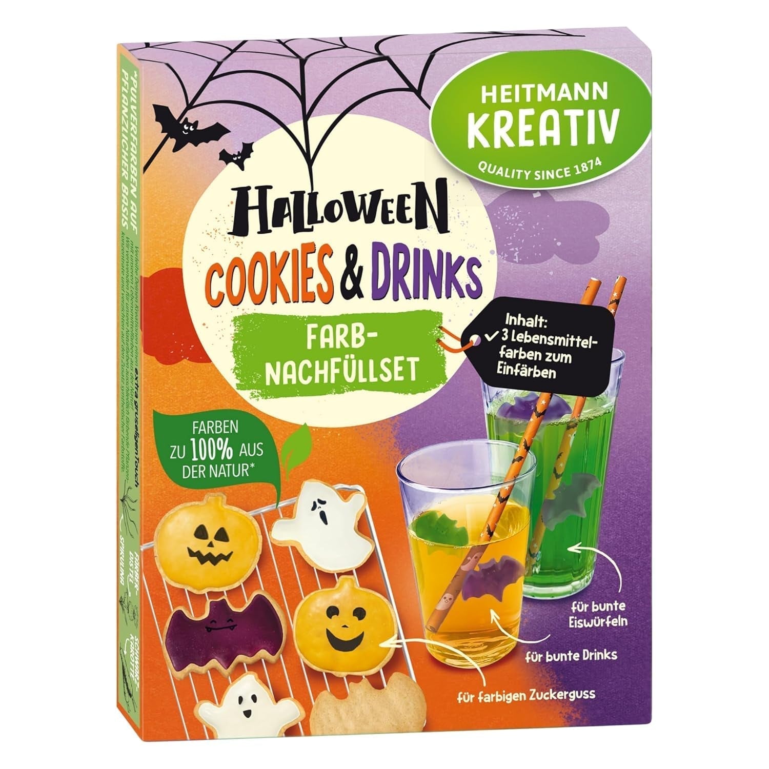 Set colorato di ricarica per biscotti e bevande di HEITMANN KREATIV