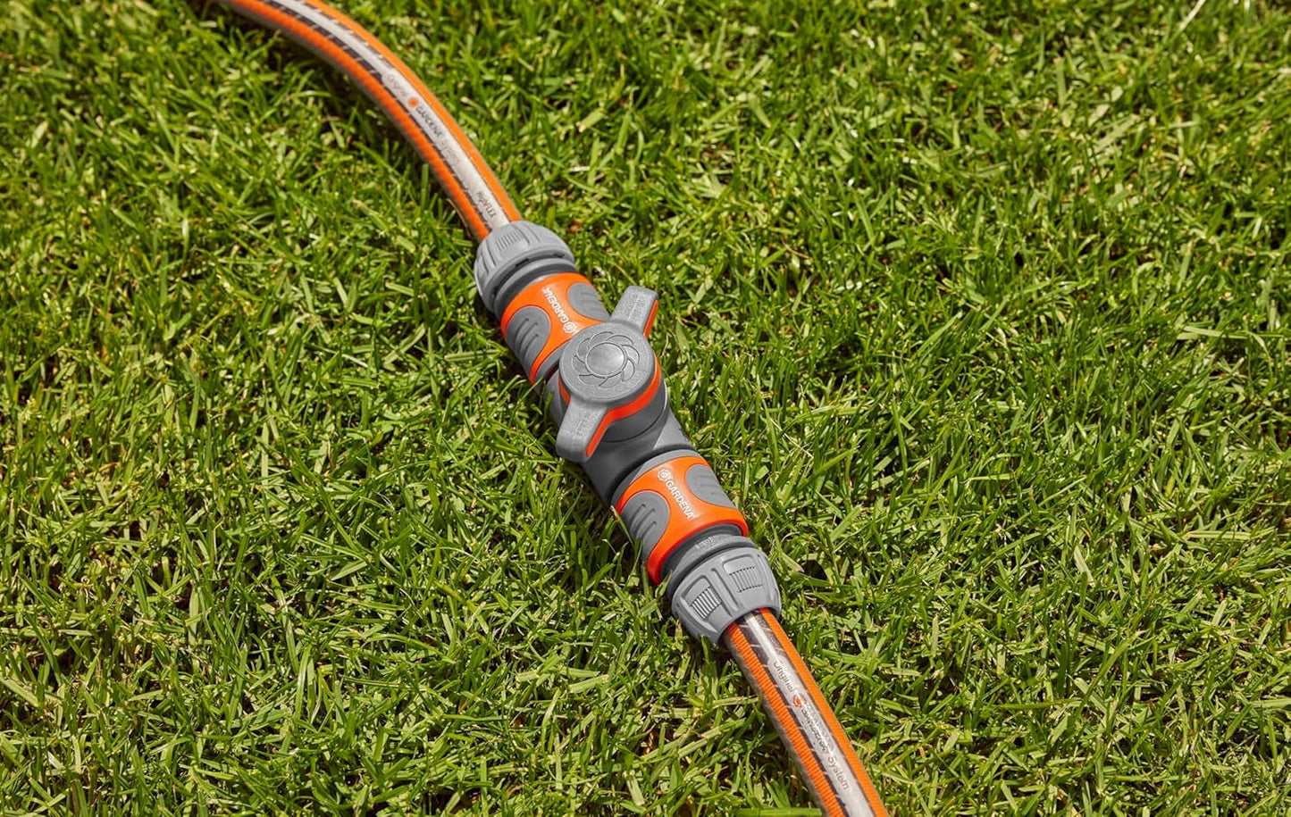 Gardena raccordo con valvola di regolazione, grigio, arancione