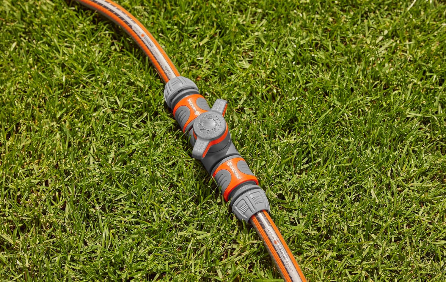 Gardena raccordo con valvola di regolazione, grigio, arancione