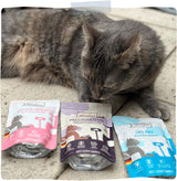MjAMjAM - Cibo umido premium per gatti - Confezione di deliziosi pasti mix III per il tuo gatto Confezione da 6 (6 x 200 g) senza cereali con carne extra