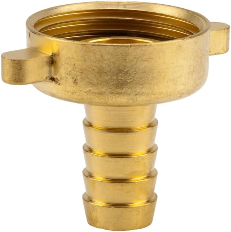 Gardena Raccordo per tubo in ottone, 2 pezzi: raccordo in ottone di alta qualità, filettatura 26,5 mm (G 3/4"), per tubi da 1/2" (13 mm) (7140-20)