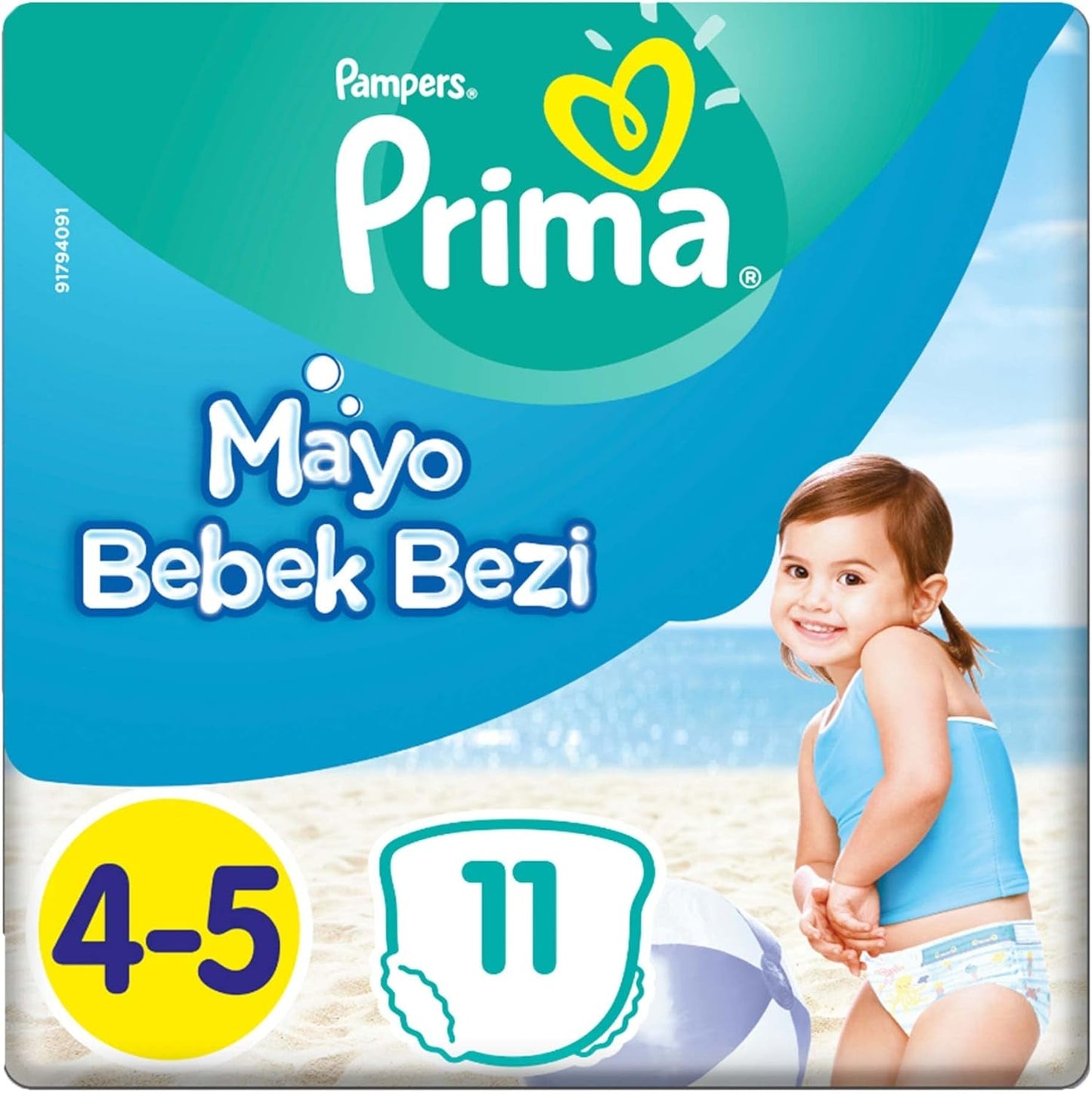Pannolini da bagno usa e getta Pampers Splashers Baby Shark in edizione limitata 4-5, 11, 9 kg-15 kg, per una protezione sicura in acqua