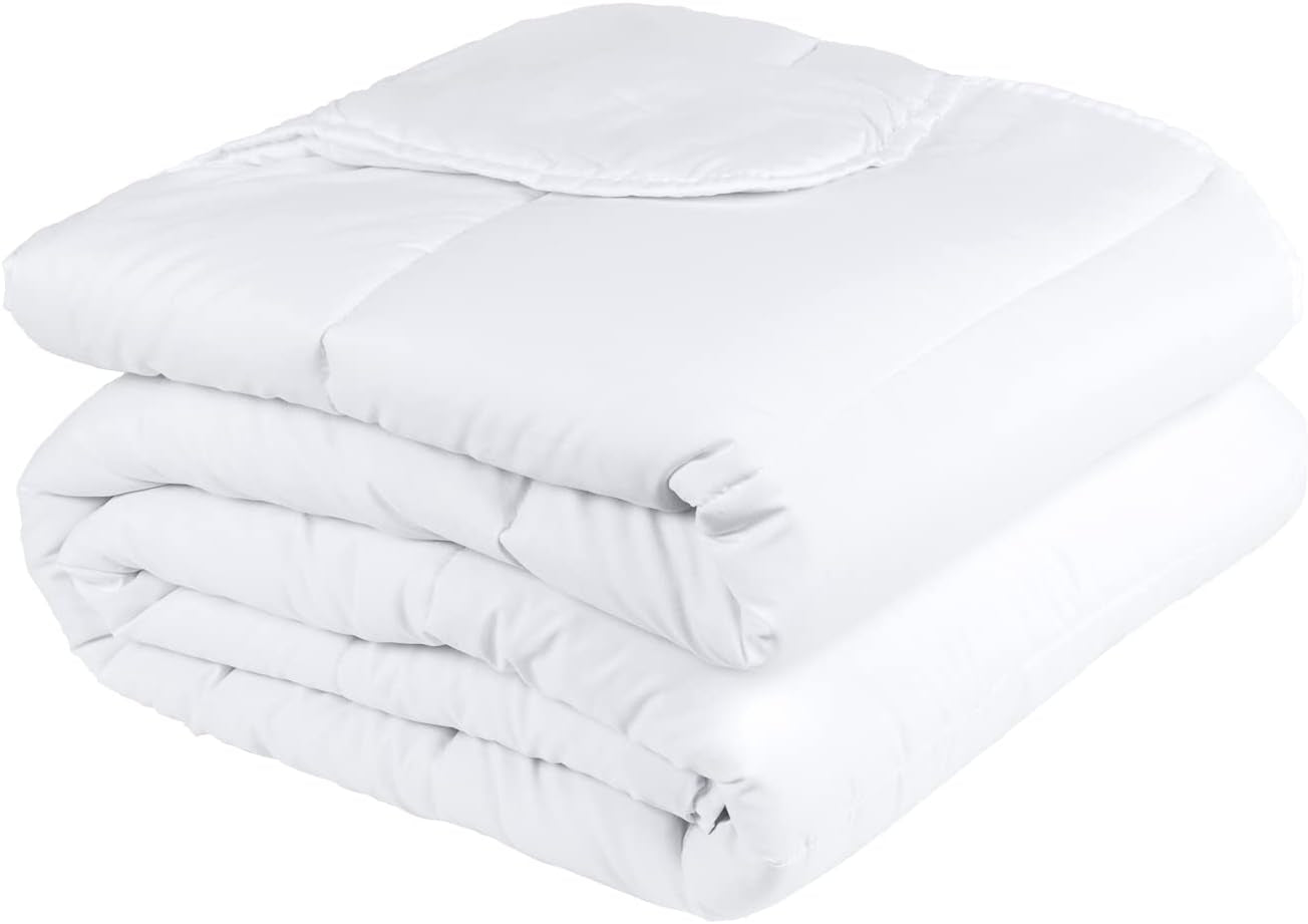 Pikolin Home Trapunta in Fibra, Antiacaro, Primavera, Estate, 150 G, Trapunta, Anallergica, Traspirante, Varie Misure, RF07 Trapunte e Trapunte Naty Shop Bianco 200 - 280 X 240 Cm Letto