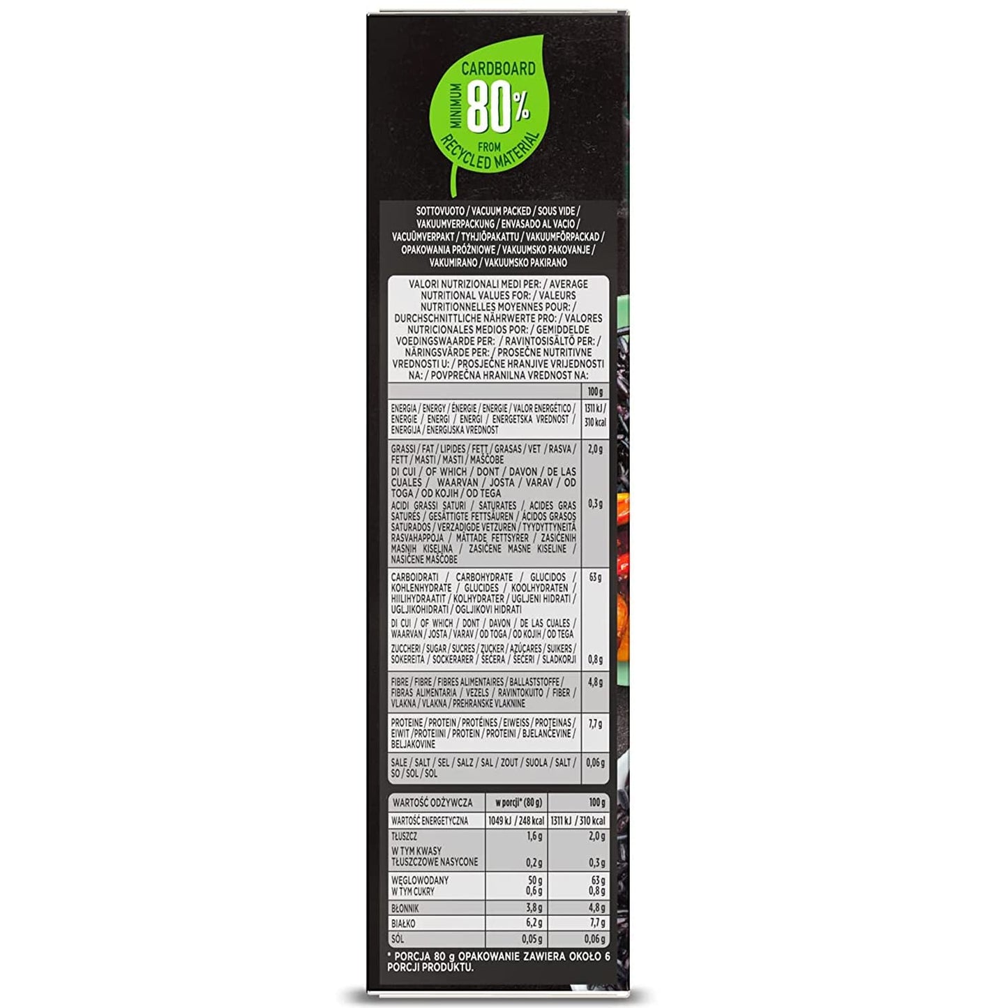 Scotti Riso Integrale Nero Riso Nero Venere 500 g