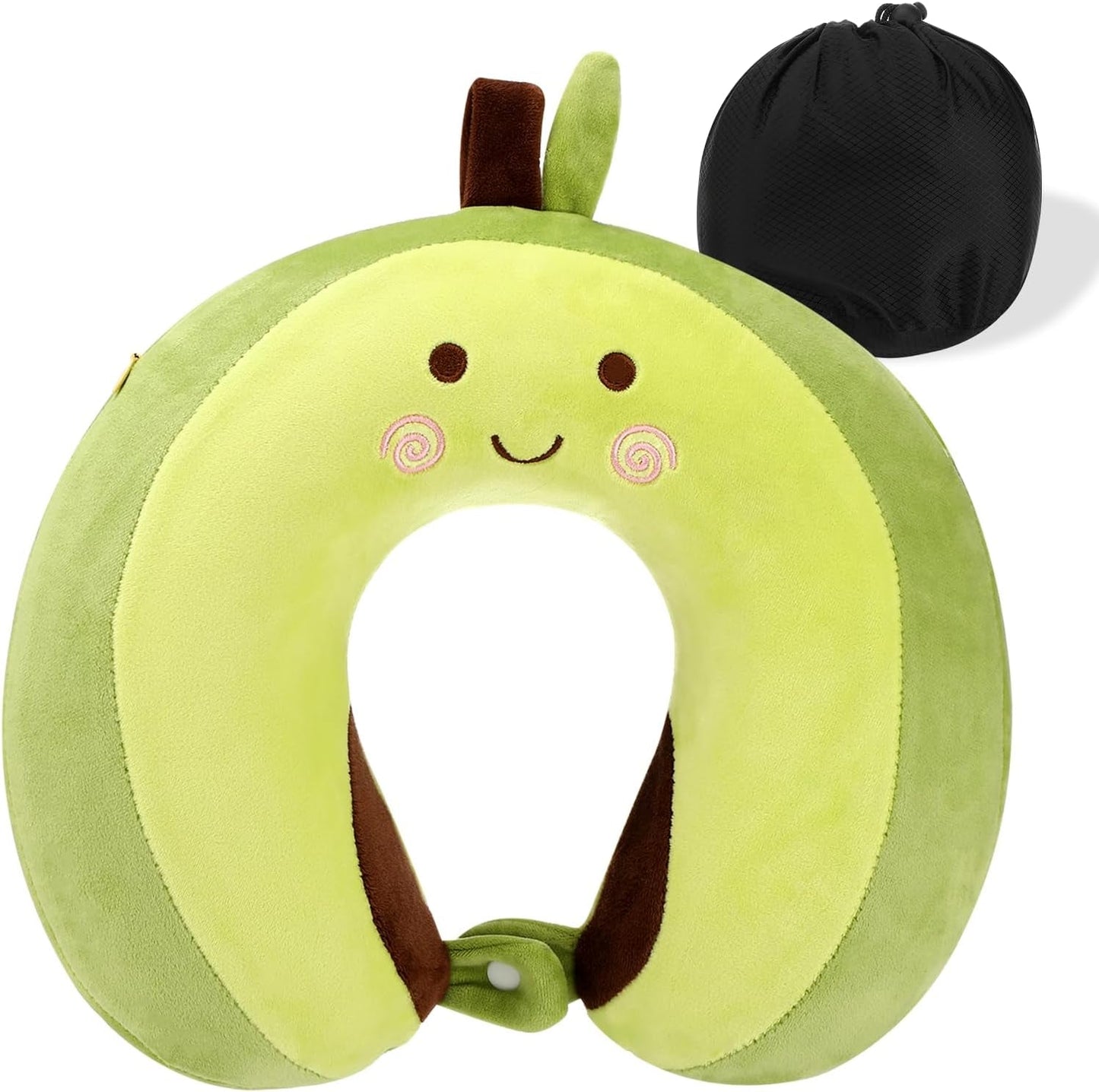 Litimkat Cuscino per Collo per Bambini Cuscino per Collo Portatile,Cuscino da Viaggio,Cuscino in Memory Foam a Forma di U da Viaggio Aereo Auto Treno Ufficio Casa Simpatico Animale Modello Fodera per Cuscino Staccabile (Rosa) Cuscini Ortopedici Cervicali Naty Shop Saluti