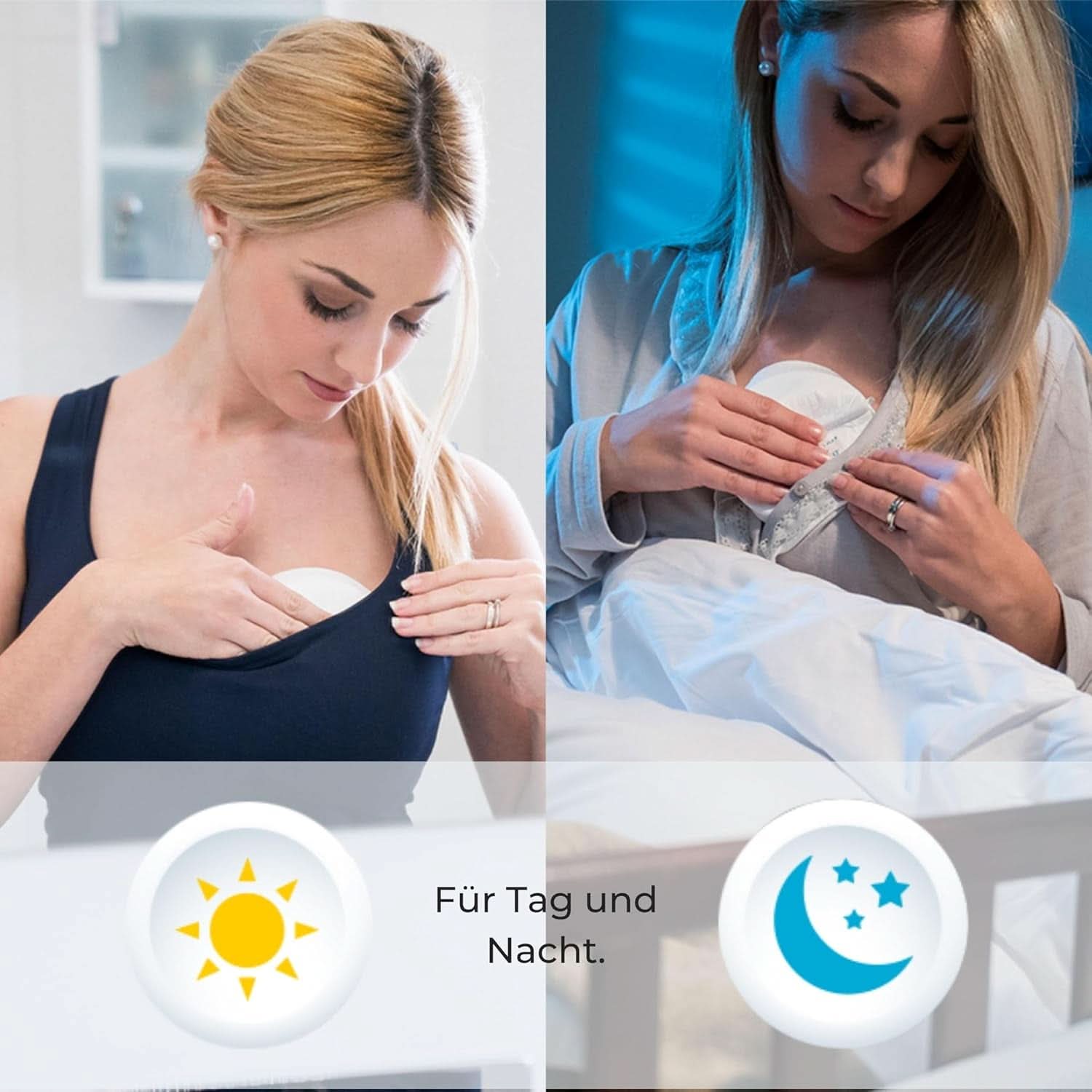 Nuvita 1202 - Assorbenti per allattamento diurno e notturno Accessori Alimentazione e Allattamento Bebe Naty Shop