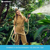 Tubo da giardino CELLFAST Tubo dell'acqua da 3,4 pollici a 3 strati Tubo flessibile per irrigazione da giardino con rinforzo in filo durevole Resistente ai raggi UV Anti-alghe 25 bar 50 metri e altro