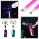 Nail Art Werkzeug Magnetstift, 10 Stück Nagel Magnet Stick Tool Set, Nagel Magnet Stift e Starker Magnet Stock Punktierungsstifte Für DIY 3D Magnetics Katzenauge UV Gel Polnisch Nagel Kunst