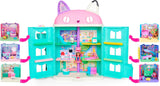 CASA DELLE BAMBOLE GABBY'S DREAMWORKS - Camera Deluxe, pasticceria Cakey, cucina Kuchi (rumeno: Cakey), 3 mobili e 2 scatole a sorpresa con accessori, adatta a bambini dai 3 anni in su
