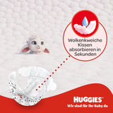 Pannolini per bambini Huggies Little Movers Disney Design Taglia 4 150 pezzi (3 x 50) Scatola mensile