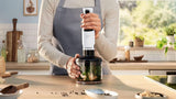 , Mixer Stab, Ergomaster Series 4, Motore da 800 Watt, Regolatore di velocità, Quattroblade Cucina Naty Shop
